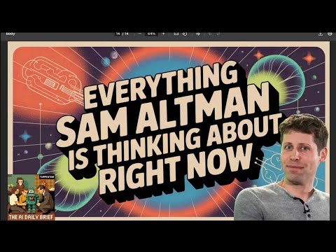 GPT‑5失误、增长焦虑与野心未减：Sam Altman此刻在想什么