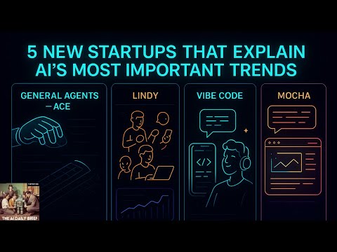 5家新创公司，勾勒出AI正在发生的关键跃迁