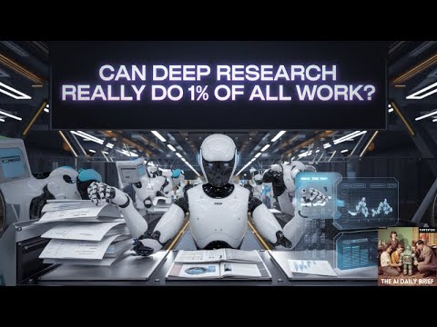 “1%世界工作量”背后：OpenAI Deep Research与推理模型的真正拐点