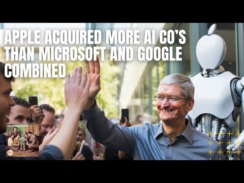 最安静的AI猎手：苹果收购21家AI公司，把谷歌微软都甩在身后