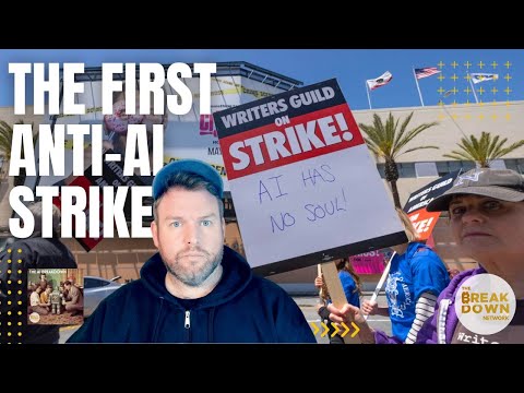 好莱坞编剧集体罢工，只是AI取代人类工作的第一枪