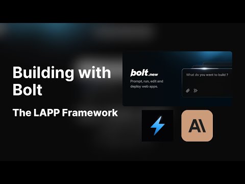 他用 Bolt.new + LAPP 框架证明：AI SaaS 真正难的不是技术
